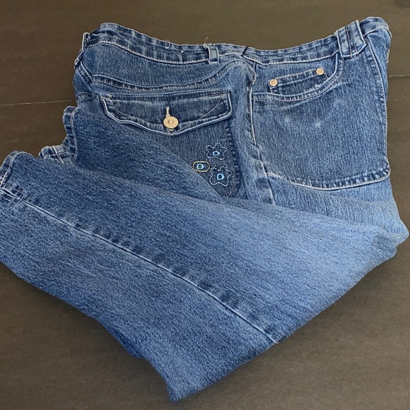 Cosmopolitan Jeanswear Size 10 Blue Ankle & Cropped Jeans - Picture 3 of 12